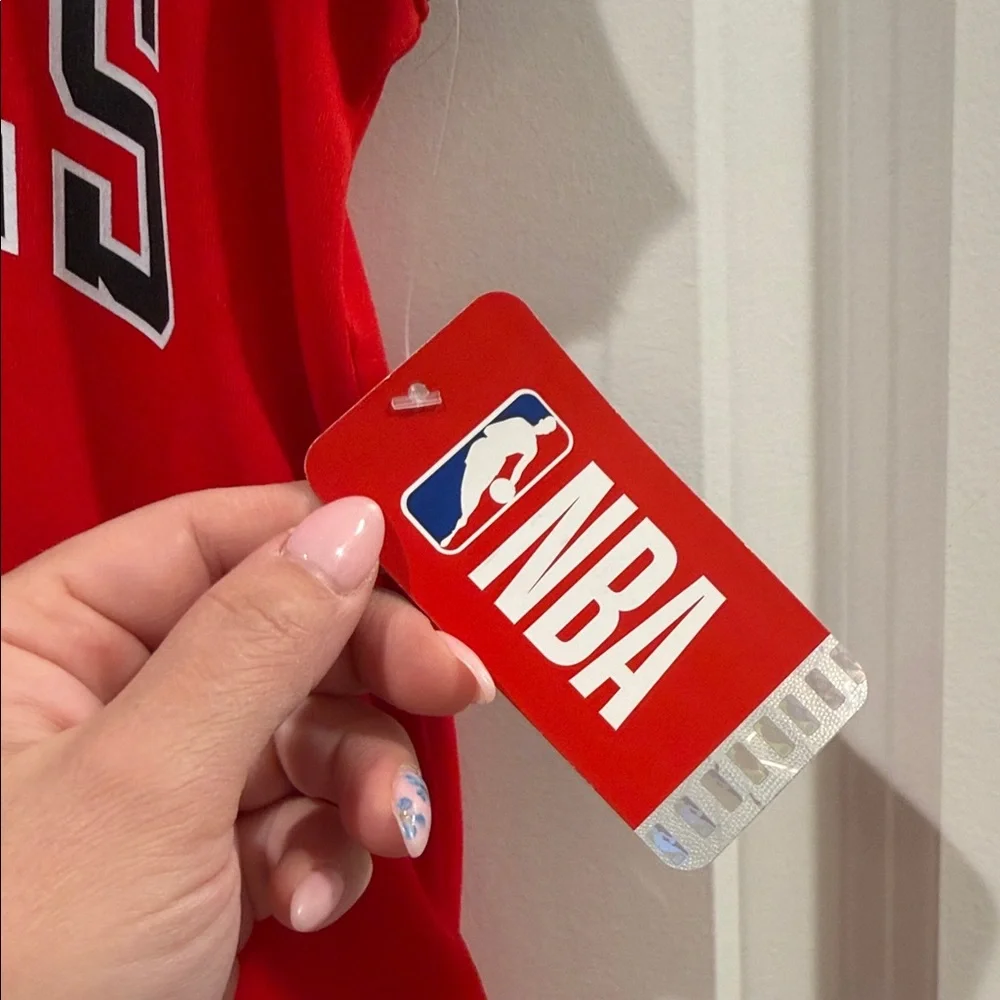 Chicago Bulls Red Baby Romper #11 size 3-6 months NWT - Picture 3 of 5